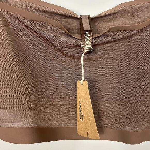 Skims NWT Sheer Sculpt Bandeau Bra Brown Sz 3X - Picture 5 of 5